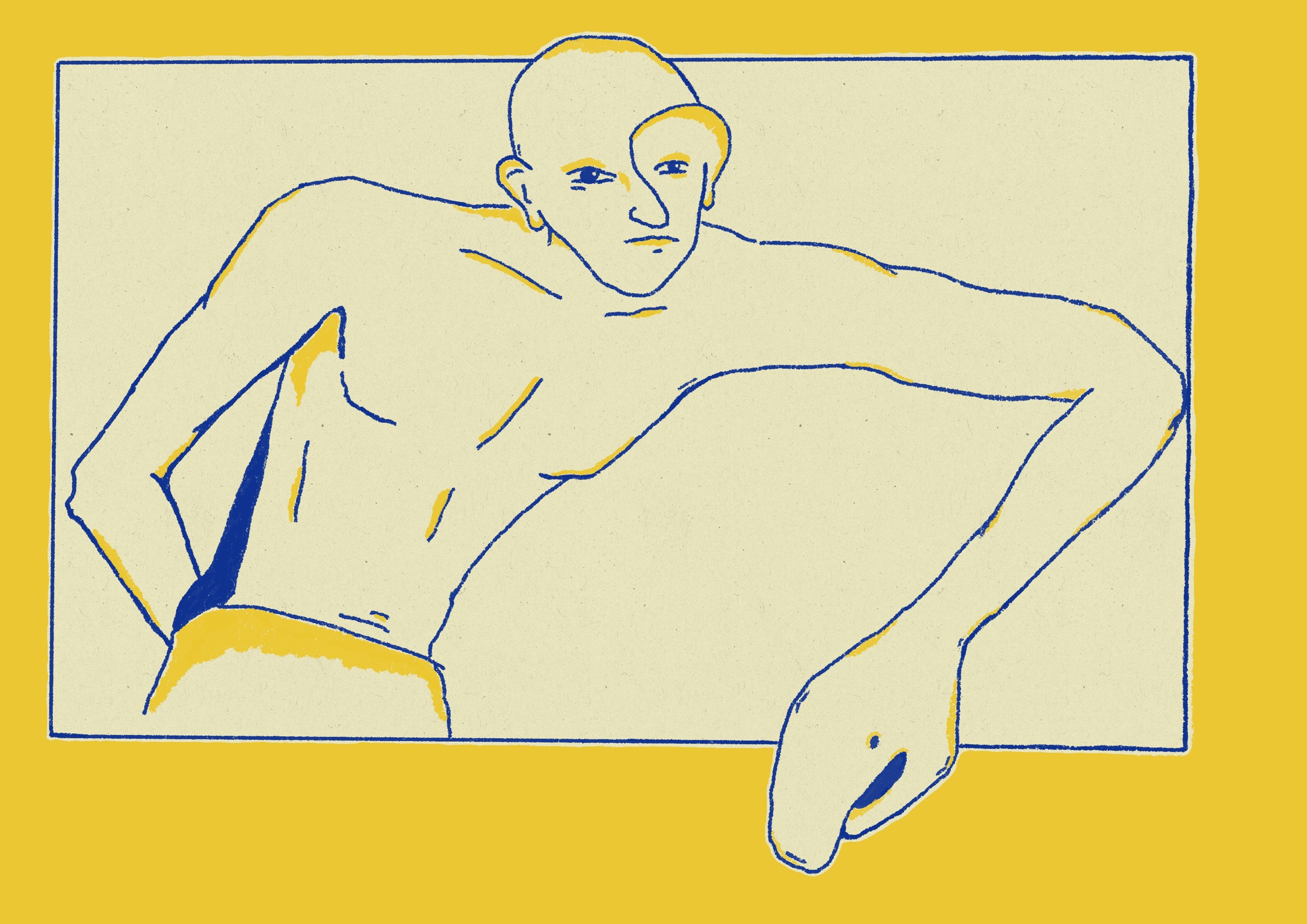 Filosofische illustratie met hand door Ester Smits